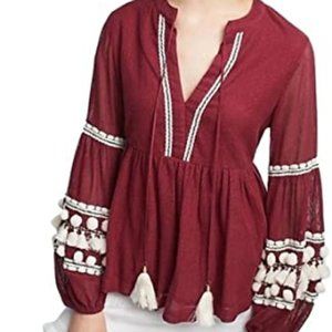 Anthroplogie Nisha Peasant Top by Vineet Bahl